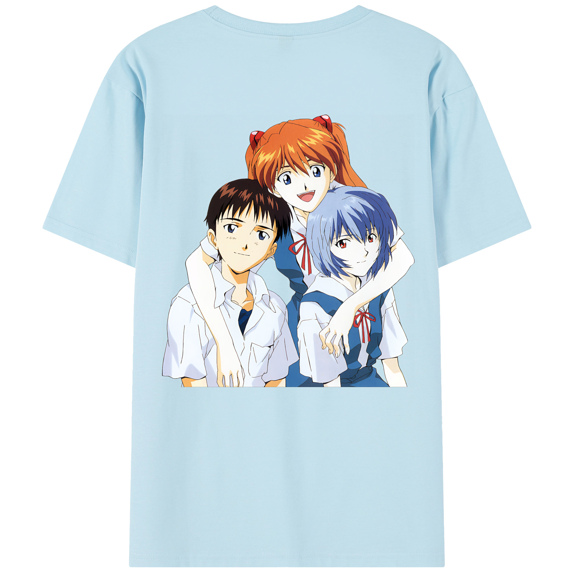 （画像用） EVA 新世紀エヴァンゲリオン 綿100％半袖Tシャツ（背面プリント）